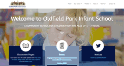 Desktop Screenshot of oldfieldparkinfants.co.uk